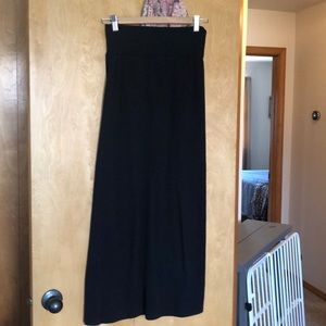 Full length stretchy skirt